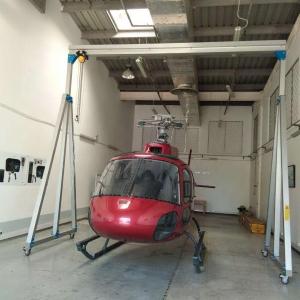 Warehouse Use Mini Portable Aluminum Gantry Crane With Hand Chain Block