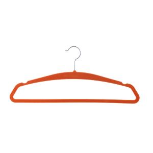 Buy cheap Contoured Shoulders Red Slim Flocked Hangers Classic Simplicity from wholesalers