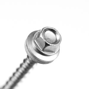 Buy cheap Plain Finish Hex Head Taiwan Chipboard Screw SUS304 Stainless Steel ISO Standard from wholesalers