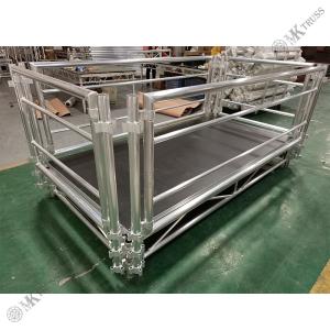 Buy cheap Portable Outdoor Concert Stages with Adjustable Height and 750kg/m2 Load Capacity from wholesalers