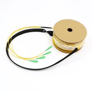 Buy cheap SC APC SingleMode Pre Terminated Fiber Cable With Pulling Eyes from wholesalers