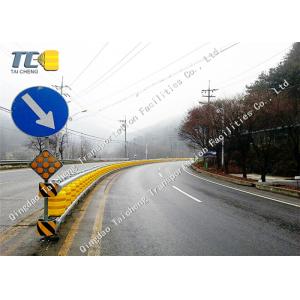 Buy cheap Construction Safety Barriers With Polyurethane Roller , Bridge Guardrail from wholesalers