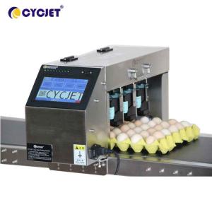 Buy cheap Online Egg Thermal Inkjet Printer 6 Lines Coding Machine For Date Printing from wholesalers