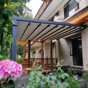 Buy cheap Customized Waterproof Retractable Awning Aluminum PVC Pergola Roof Sunshade System from wholesalers