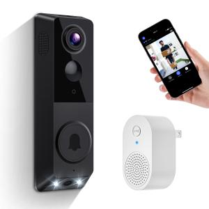 Buy cheap Support IR Night Vision Dual Camera Doorbell with Two-Way Audio Communication and AI Human Recognition Photosensitive from wholesalers