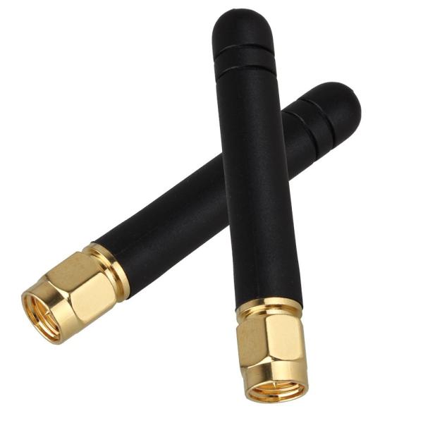 Quality 433MHZ GSM GPRS SMB Male Plug Straight Radio Antenna with Needle 5cm in Middle Position for sale