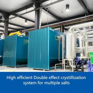 Buy cheap High efficient Double effect crystallization system for multiple salts from wholesalers