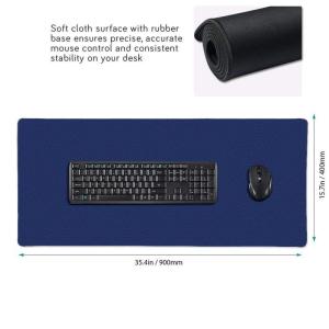 Buy cheap Computer Accessories XXL Rubber Base Desk Mat with Stitched Edges Keyboard Mouse Mat Desk Pad from wholesalers