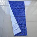 Buy cheap 100% cotton sublimation blue beach towels with logo printed beach towel from wholesalers