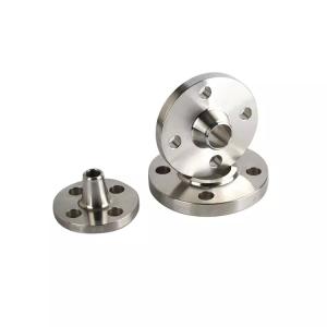 Welding Neck Custom Silver ASTM / ASME Forged Steel Flanges Long Flanges Type