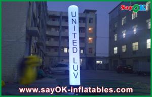 China White Portable Inflatable Lighting Decoration For Rental Business on sale