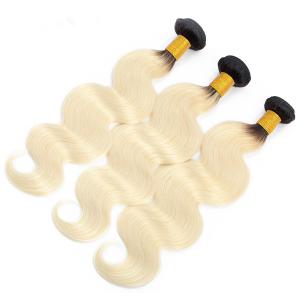 Buy cheap Enropean Virgin Human Hair Extensions 13 X 6 Lace Frontal 1B / 613 Color from wholesalers