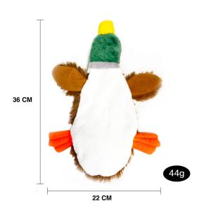 Buy cheap Dog Soft Plush Toys Stuffing Free Interactive Squeaky Puppy Wild Duck from wholesalers