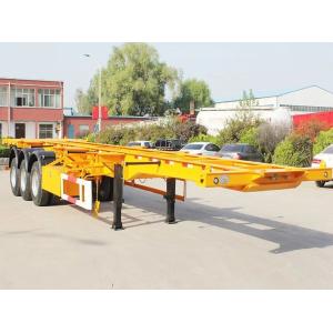 Buy cheap 30t-50t Load Capacity Flatbed Skeleton Semi Trailer Customization from wholesalers