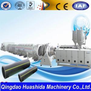 Buy cheap HDPE Plastic Solid Wall Pipe with Blue Strip For Water Supply  Extruder Making Machine from wholesalers