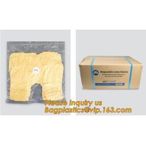 Natural Disposable Powdered Free Custom Medical Examination Latex Gloves,Powder