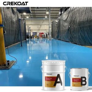 Buy cheap Grey White Solid Colors Customized Color Epoxy Floor Paint Resistant to Stains and Water from wholesalers