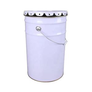 Buy cheap Custom Tin Paint tinplate pails With Lid 10L-50L Volume Airtight No Leakage 12 product
