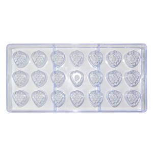 Buy cheap Strawberry Shape Chocolate Polycarbonate Mold Sustainable LFGB Approved from wholesalers
