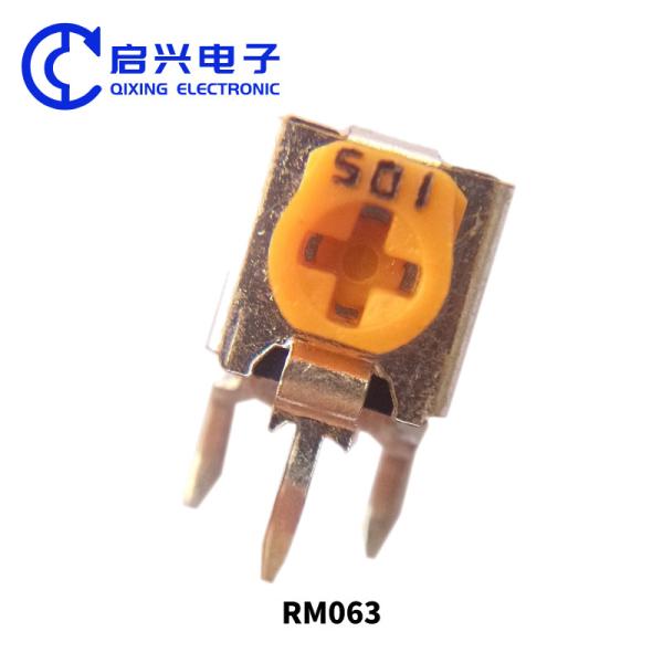 Buy cheap RM063 Yellow Adjustable Resistor Vertical WH06-1C Horizontal WH06-2C Potentiometer 1K 5K 20K 100K 102 103 205 from wholesalers