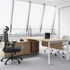 Buy cheap MC3.0 L Shaped Executive Office Desk Manager Workstation With Cable Management Lockable from wholesalers