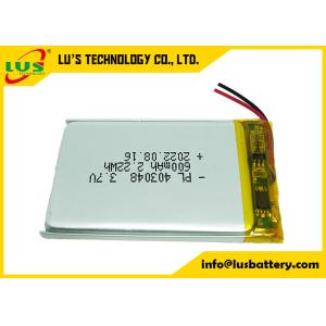 Buy cheap LP403048 3.7V Flexible Li Polymer Battery 600mah PCBA Protection Board For Portable Device from wholesalers