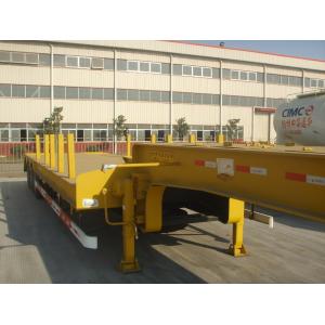 Buy cheap 40 Foot Gooseneck 3 Axle Low Bed Semi Trailer For Container Transportation from wholesalers