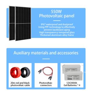 High Quality 3KW Off Grid Solar System with MPPT Controller – Adjustable Voltage