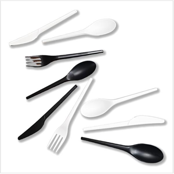 Eco-Friendly PLA Tableware Disposable Customized Logo CPLA Biodegradable Cutlery