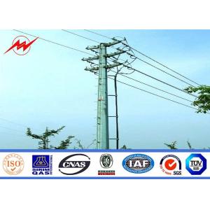 Buy cheap 11.8m - 390dan Galvanized Steel Electric Power Pole For 30KV Overhead Line from wholesalers