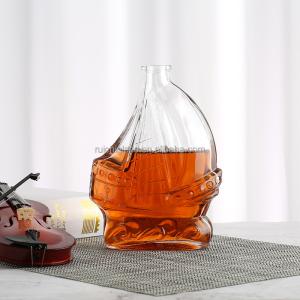 Buy cheap Customized 500ml 750ml Super Flint Glass Gin Bottle with Personalized Collar Material from wholesalers