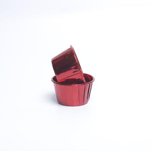 Buy cheap Compostable Aluminum Foil Cupcake Liners , Disposable Muffin Baking Cup from wholesalers