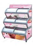 Buy cheap R290 Oval Shape 3 Deck Ice Cream Freezer For Ice Cream Pod Fridge Refrigerated Display from wholesalers