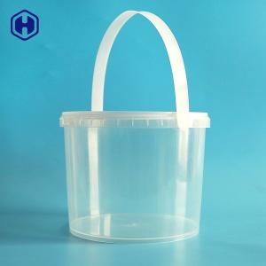 Buy cheap Clear 3L IML Bucket Round Food Packaging Recycled Plastic Tubs from wholesalers
