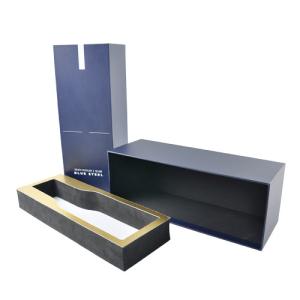 Buy cheap Paper Mini Single Cardboard Wine Boxes with Eva Insert from wholesalers