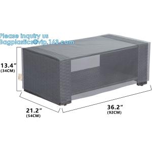 Cord Lock Closure Garden Furniture Cover Set, 600D Durable, Water Resistant