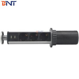 Buy cheap Tensile Type Kitchen Worktop Hidden Power Socket With Aluminium Alloy Shell from wholesalers