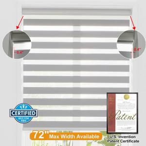 China Day And Night Zebra Roller Blinds Light Filtering Shades Zebra Window Blinds on sale