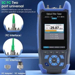 1310/1550nm SM Test Range 5m-60Km Mini OTDR 9 in 1 Tester with APC UPC SC/FC/ST