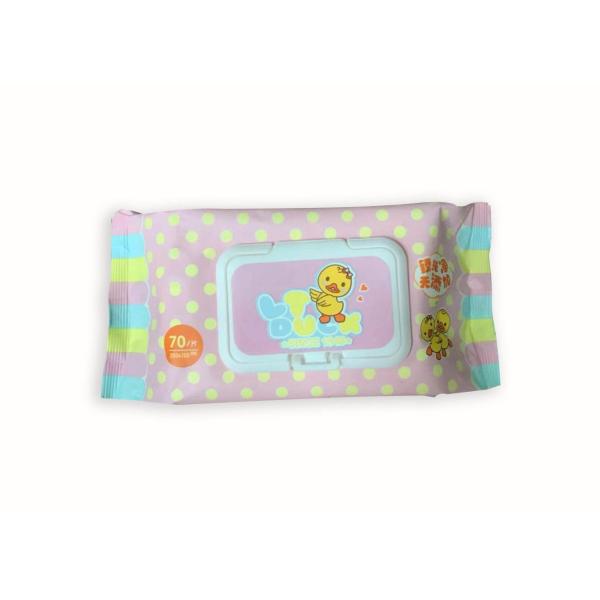 Quality ODM Infant Baby Wet Wipes Fragrance Free With Lid Aloe Vera Xylitol Extract for sale