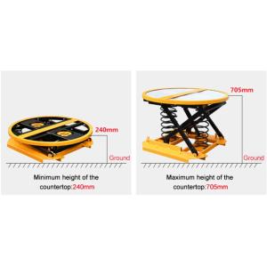 Buy cheap 1000KG Spring lift table with Ce certificed from wholesalers