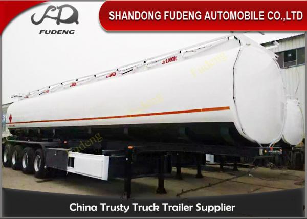 Buy cheap 4 Axles 60000 Liters Fuel Tanker Semi Trailers Mobile Tankers For Oil Transporting from wholesalers