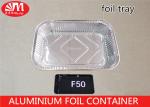 F50 Aluminum Roasting Pan Disposable Container 2400ml Volume Pollution Free