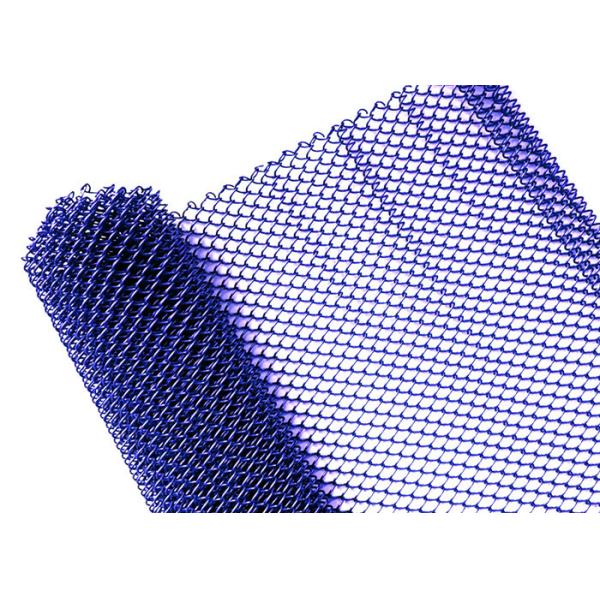 Quality 0.8MM Hanging Metal Coil curtain As Interior Decorative Mesh For Exhibition Hall for sale