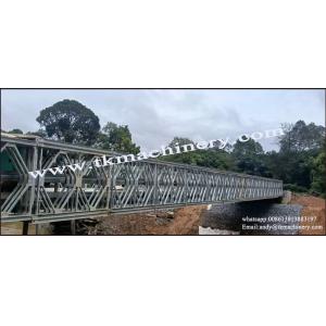 Buy cheap ZB200 Steel Bridge Single Span 42.672m，HA+20HB Load, Mabey Bridge , Heavy Load Long Span 4.2m Width from wholesalers