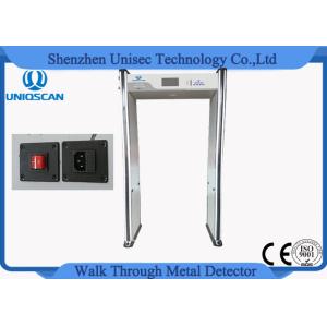 Buy cheap 18/24 Multi Detecting Zones Walkthrough Metal Detector , High Level Archway Metal Detector Scanner from wholesalers