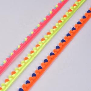 Buy cheap 20KJ35 SGS 1.3cm Ball Pillow Polyester Pom Pom Trim from wholesalers