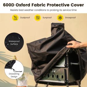 Buy cheap Waterproof Cover Included 2-Layer Wood Fired Pizza Oven with 30*30*1.0cm Pizza Stone from wholesalers