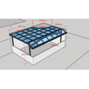 Buy cheap Customized Aluminium  Support Awning With Polycarbonate Sheet Roofs from wholesalers