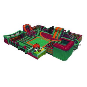 Buy cheap Customized Indoor Inflatable Amusement Park Double Stitching from wholesalers